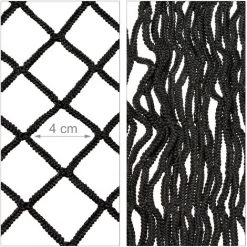 Relaxdays Anhängernetz, Gepäcknetz, Dehnbar Bis 3x2 Meter, Schwarz -Anhänger & Zubehör Verkäufe 10120135 5