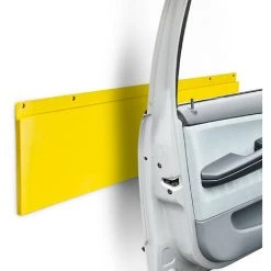 Relaxdays Türkantenschutz Für Garage Und Autotür, Kunststoff, H X B X T: 64 X 17,5 X 2 Cm, Gelb