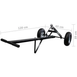 275kg Rollwagen Bootsanhänger VidaXL -Anhänger & Zubehör Verkäufe 1012304 3