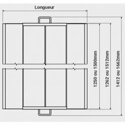 LADERAMPE-EXPERTEN - MATISERE Überladebrücke 1000mm, Breite 1250mm Für Logistikanwendungen, Für Elektrische Hubwagen Und Gabelstapler - MS0302TL/1000/1250 -Anhänger & Zubehör Verkäufe 10221971 3