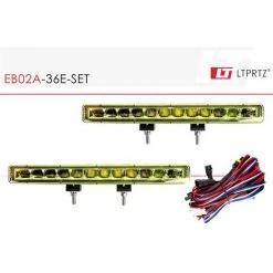 LIGHTPARTZ® 2 St. 36W LIGHTPARTZ LED Arbeitsscheinwerfer Nebelscheinwerfer Orange