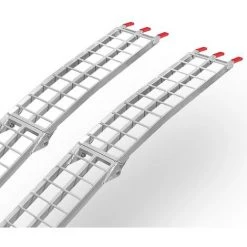 BITUXX 2x ALU-Auffahrrampen 2,28m Verladerampe Verladeschiene Gegittert 340kg -Anhänger & Zubehör Verkäufe 10701743 3