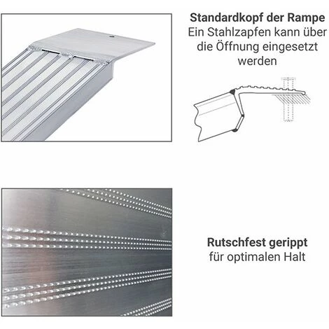 LADERAMPE-EXPERTEN - MATISERE Verladestege Verstärkt, Klappbar, Breite 500 Mm, 2000mm Lang - COK2000/500 3 LADERAMPE-EXPERTEN - MATISERE Verladestege Verstärkt, Klappbar, Breite 500 Mm, 2000mm Lang - COK2000/500 – Bild 3