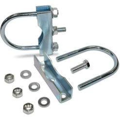 MARKENLOS 2x 60/70 Mm Runddeichselbefestigung Für PKW-Anhänger-Stützrad-Klemme/Klemmhalter