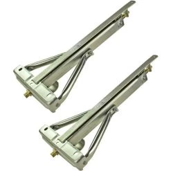 DEMA 2er Set Kurbelstütze Ausdrehstütze Wohnwagenstütze Anhängerstütze 50 Cm