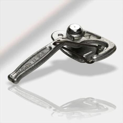 DEMA PKW Anhänger Mini Hebelverschluss Verschluss Links Mit Federsicherung Verzinkt 2 DEMA PKW Anhänger Mini Hebelverschluss Verschluss Links Mit Federsicherung Verzinkt – Bild 2