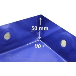 BAUMARKTPLUS Anhänger Flachplane Blau Mit Gummigurt 2075x1140x50mm Gewebeplane 8 BAUMARKTPLUS Anhänger Flachplane Blau Mit Gummigurt 2075x1140x50mm Gewebeplane -Anhänger & Zubehör Verkäufe 12454277 4