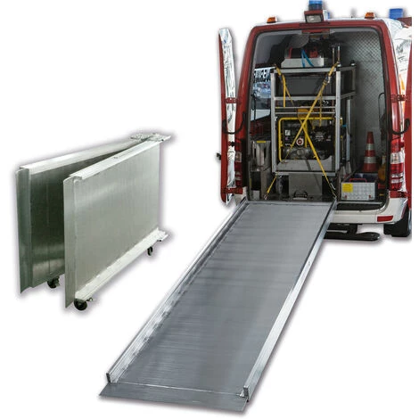 GÜNZBURGER STEIGTECHNIK Günzburger Klappbare Ladebrücke Aus Aluminium 3917mm Lang 1 GÜNZBURGER STEIGTECHNIK Günzburger Klappbare Ladebrücke Aus Aluminium 3917mm Lang