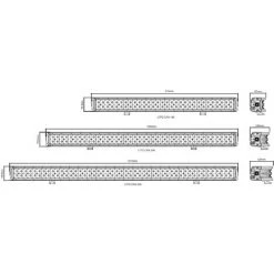 LIGHTPARTZ® Lightpartz CRX 50" Curved Lightbar OFFROAD -Anhänger & Zubehör Verkäufe 13156141 5