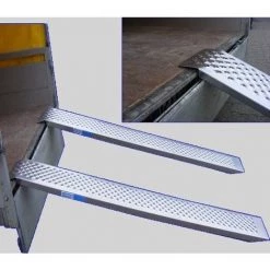 DIVERSE 2x TrutzHolm® Alu Auffahrrampe 200cm 400kg/ Paar Auffahrschiene Motorradrampe