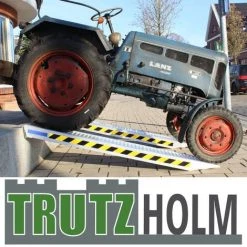 BAUMARKTPLUS 2x TrutzHolm® Profi Alu Auffahrrampe Ca.212cm Bis 3800kg/Paar Verladerampe