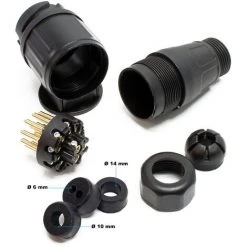 WILTEC Anhängerstecker 13 Polig, 12V Stecker Für Anhängerkupplung, KFZ PKW Auto Anhängersteckdose -Anhänger & Zubehör Verkäufe 14453735 3