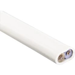 NO BRAND Zuleitungskabel 2-polig, 2 X 0,75 / HO3VH-H, L 10 M, Grau