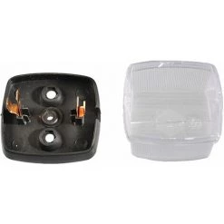 MISO TOOLS 4er Set Anhänger Positionslicht Weiß Mit Reflektor + Rot 60x65mm Begrenzungslicht Umrißleuchte -Anhänger & Zubehör Verkäufe 15540890 4