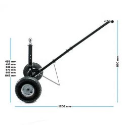 WILTEC Rangierhilfe Für Anhänger Und Wohnwagen, Bis 270 Kg Belastbar, Mit Höhenverstellbarer Kupplungskugel -Anhänger & Zubehör Verkäufe 15566834 3