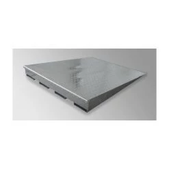 CERTEO Auffahrrampe Für Stahl-Flachwanne, Verzinkt - Tiefe 1150 Mm, Radlast 500 Kg -