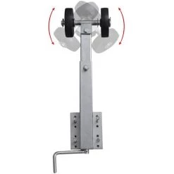 Sliprollen Mit Pendel Für Bootsanhänger 2er-Set 59 - 84 Cm VidaXL -Anhänger & Zubehör Verkäufe 1602135 5