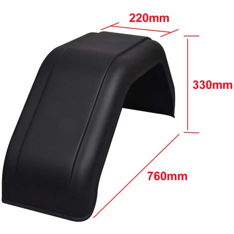 2 X Anhängerkotflügel 220 X 760 Mm VidaXL 3 2 X Anhängerkotflügel 220 X 760 Mm VidaXL – Bild 3