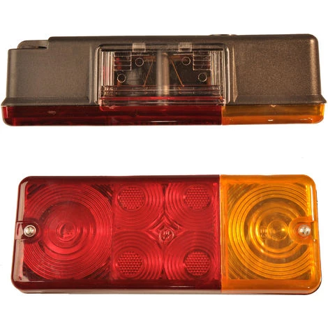 MS WARENVERTRIEB 1x DDR-Hänger-Rückleuchte Mit Kennzeichenbeleuchtung Anhänger Links 210x83mm 12V 2 MS WARENVERTRIEB 1x DDR-Hänger-Rückleuchte Mit Kennzeichenbeleuchtung Anhänger Links 210x83mm 12V – Bild 2