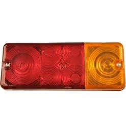 MS WARENVERTRIEB Anhänger Rücklicht Rechts 12V 210 X 83 Mm DDR-Design