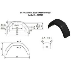 SONSTIGE DE HAAN HMK 2275 Einachskotflügel, Spannweite 750 Mm 6 SONSTIGE DE HAAN HMK 2275 Einachskotflügel, Spannweite 750 Mm -Anhänger & Zubehör Verkäufe 17066934 3