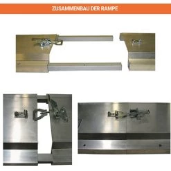 LADERAMPE-EXPERTEN - MATISERE Fahrrad Auffahrschiene 1000mm, Ladehöhe 300mm, Innere Breite 155mm - Als Stückware Verkauft - M050/10U/BAI 6 LADERAMPE-EXPERTEN - MATISERE Fahrrad Auffahrschiene 1000mm, Ladehöhe 300mm, Innere Breite 155mm - Als Stückware Verkauft - M050/10U/BAI -Anhänger & Zubehör Verkäufe 18730555 3