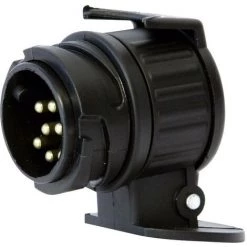 DINO 130007 Anhänger Adapter [Steckdose 13polig - Stecker 7polig] ABS Kunststoff