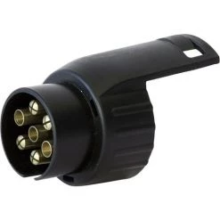 DINO 130008 Anhänger Adapter [Steckdose 7polig - Stecker 13polig] ABS Kunststoff