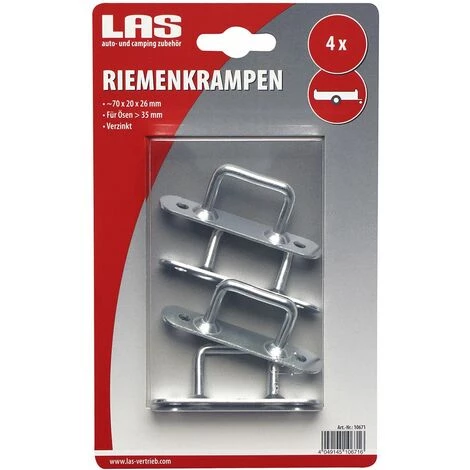 LAS Riemenkrampen Für Ösen > 35mm Riemenkrampen Riemenkrampen Las LAS Las 10671 LAS Las 10671 10671 4 LAS Riemenkrampen Für Ösen > 35mm Riemenkrampen Riemenkrampen Las LAS Las 10671 LAS Las 10671 10671 – Bild 4