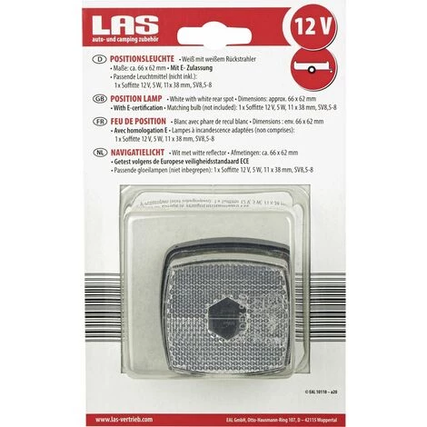 LAS Positionsleuchte Weiß 0680350873 0680350873 0680350873 06803510536900 Las Las Las LAS 10118 10118 10118 1 LAS Positionsleuchte Weiß 0680350873 0680350873 0680350873 06803510536900 Las Las Las LAS 10118 10118 10118