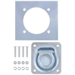 ASUPERMALL Zurrosen Fur Anhanger 8 Stk. Verzinkter Stahl 2000 Kg -Anhänger & Zubehör Verkäufe 21378022 3