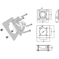 ASUPERMALL Zurrosen Fur Anhanger 8 Stk. Verzinkter Stahl 2000 Kg -Anhänger & Zubehör Verkäufe 21378022 5