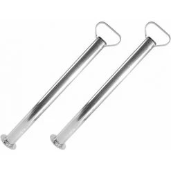 MISO TOOLS 2 Stück Anhängerstütze 650 Mm Lang Galvanisch Verzinkt