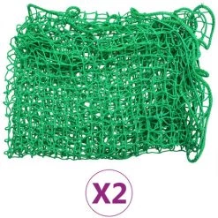 YOUTHUP Anhängernetze 2 Stk. 1,5x2,2 M PP