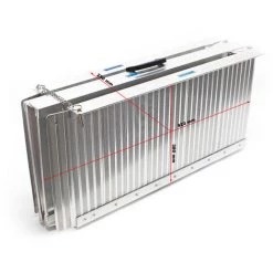 WILTEC Rollstuhlrampe Rollirampe Auffahrschiene 2x Faltbar Aluminium 183cm 270kg Kofferrampe -Anhänger & Zubehör Verkäufe 2390155 3