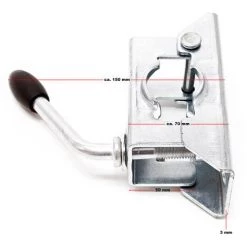 WilTec: 48mm Klemmhalter Für Stützrad -Anhänger & Zubehör Verkäufe 2391155 3