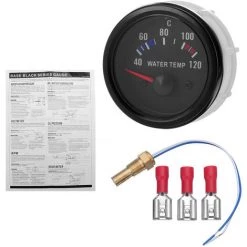 INSMA 52mm Auto Wassertemperatur Anzeige Zusatz Instrument + 1/8 NPT Sensor 12V DE -Anhänger & Zubehör Verkäufe 24073008 4