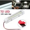 INSMA 72 LED Interior Strip Light Bar Car Van Bus Caravan ON/OFF Switch Truck Trailer