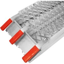 WILTEC 2x Auffahrrampe Motorrad ATV Faltbar Aluminium Auffahrschiene Fahrrampe Laderampe 226cm 680kg -Anhänger & Zubehör Verkäufe 2554935 4