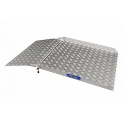 LADERAMPE-EXPERTEN - MATISERE Höhenverstellbare Türschwellenrampe 1250mm Klappbar - Innenbreite 750mm - RESC60101