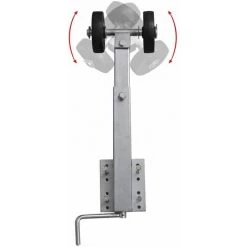 Topdeal Sliprollen Mit Pendel Für Bootsanhänger 2er-Set 59 - 84 Cm 04032 -Anhänger & Zubehör Verkäufe 27028873 5