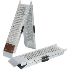 BATHRINS®2*Auffahrrampe Verladerampe Laderampe Auffahrschienen 400kg 160x22,5x4,5cm -Anhänger & Zubehör Verkäufe 27454735 4