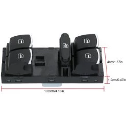 ASUPERMALL Autofensterschalter, Fensterschalter Hauptschalter 5ND 959 857 Fur Volkswagen CC Tiguan Passat Jetta MK5 MK6 -Anhänger & Zubehör Verkäufe 28712470 5