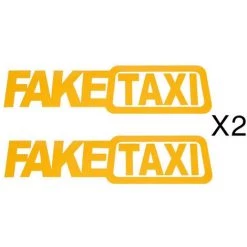 Anhänger & Zubehör Verkäufe 41 ASUPERMALL 1 Set (2 Stuck / Set) FAKE TAXI Autoaufkleber