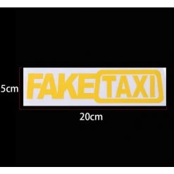 ASUPERMALL 1 Set (2 Stuck / Set) FAKE TAXI Autoaufkleber -Anhänger & Zubehör Verkäufe 28712775 4