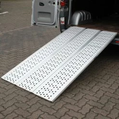 Anhänger & Zubehör Verkäufe 34 BAUMARKTPLUS TrutzHolm® Alu Auffahrrampe 215 Cm 3 Fach Faltbar 1020 Kg Verladerampe ATV Dreifachrampe Breitrampe Motorradrampe