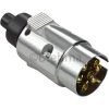 DIVERSE Anhängerstecker 7 Polig Anhänger Stecker Alu Gehäuse