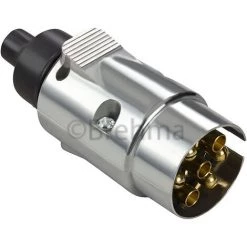 DIVERSE Anhängerstecker 7 Polig Anhänger Stecker Alu Gehäuse