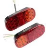 BRIDAY 2pcs Universal LED Anhänger Rückleuchten LKW Licht Bremslicht 12v Wasserdicht Bremslicht Für LKW Anhänger Wohnwagen Van Oder Traktor (14 Led Chips-2pcs)