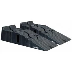 2 STÜCK AUFFAHRRAMPEN KUNSTSTOFF PKW AUFFAHRRAMPE 2,5 TONNEN FERVI R015